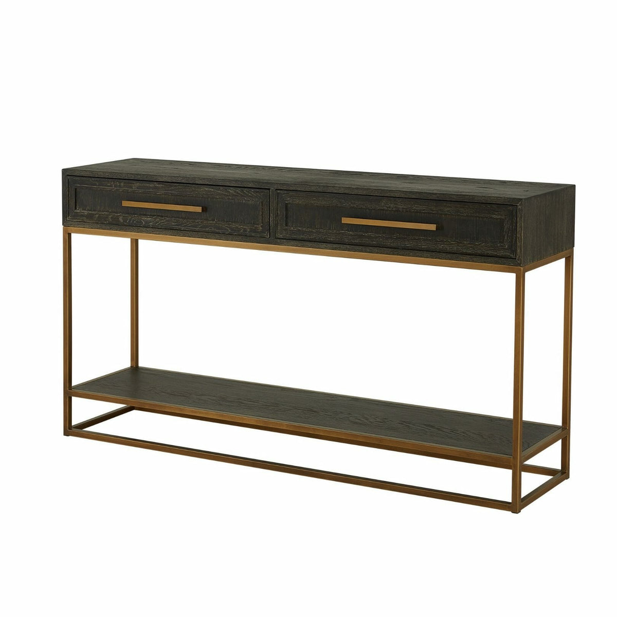 Eccotrading Design London Living Renmin Console Carbon Oak 160cm House of Isabella UK