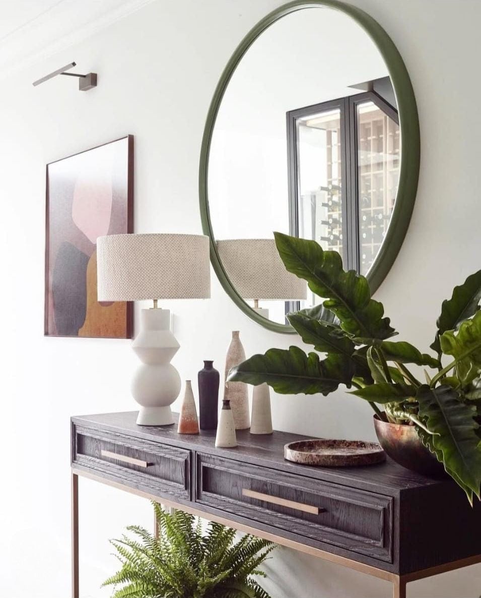 Eccotrading Design London Living Renmin Console Carbon Oak 160cm House of Isabella UK