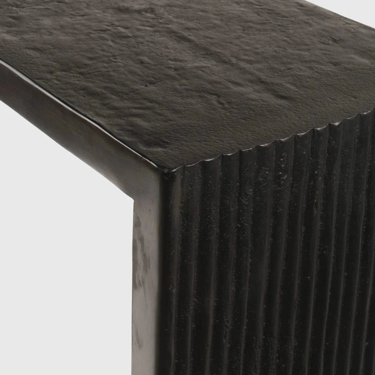 Eccotrading Design London Living Ribbed Bronze Console House of Isabella UK