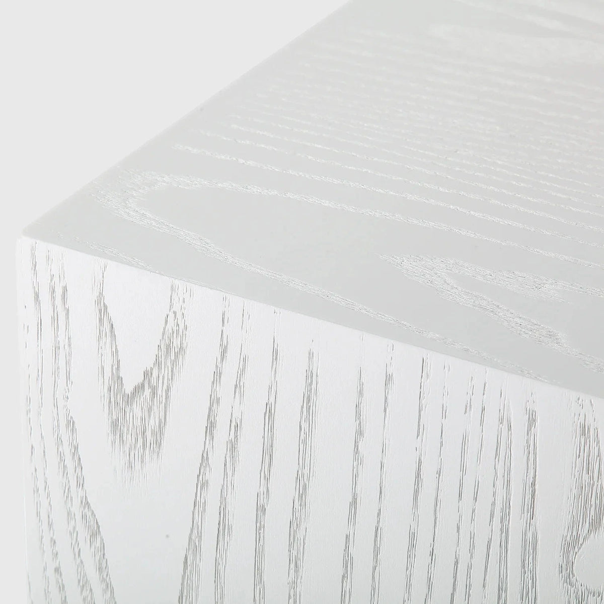 Eccotrading Design London Living Siena Pedestal White Ash 40cm House of Isabella UK