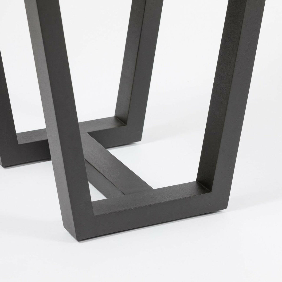 Slim Jim Side Table Lizard Leather 60cm.