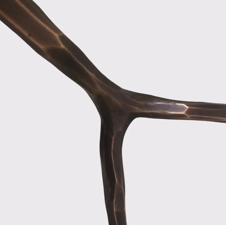 Trio Tables Bronze Shagreen Dorato.