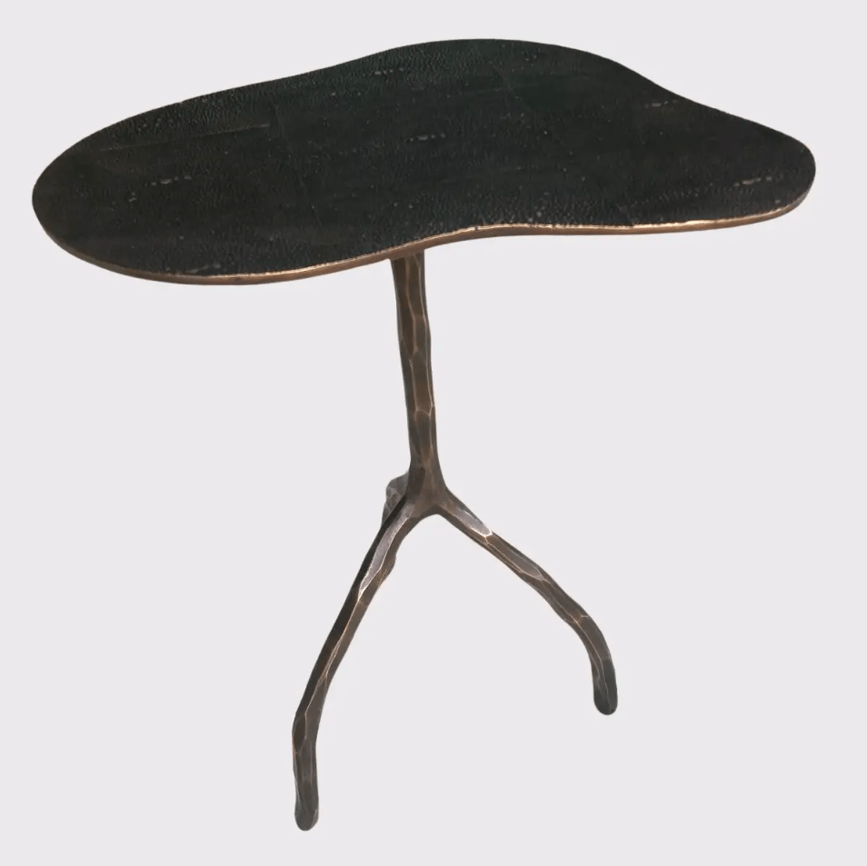 Trio Tables Bronze Shagreen Dorato.