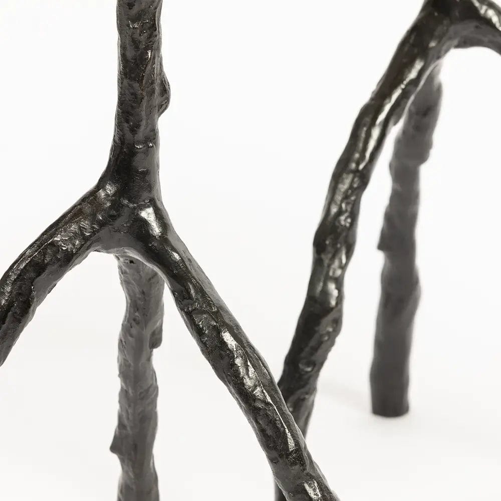 Trio Tables Bronze Shagreen Nera.