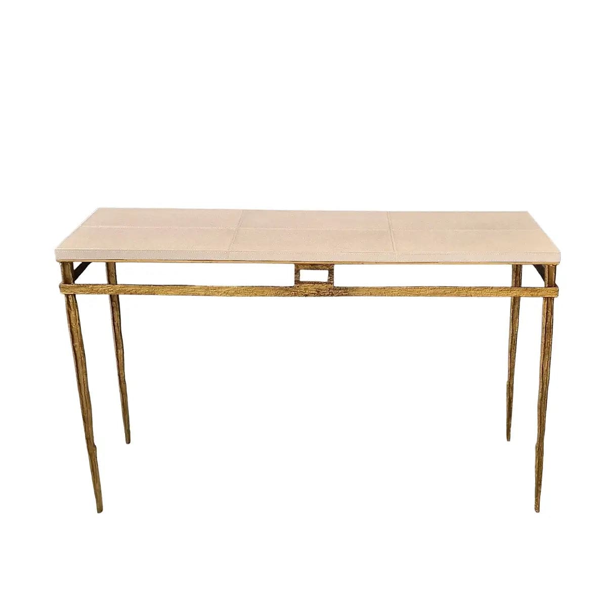 Wode Console Bronze D'Oro Pumice Leather.