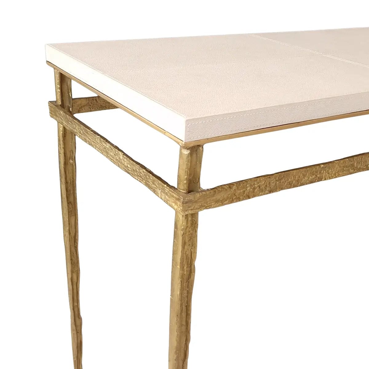 Wode Console Bronze D'Oro Pumice Leather.