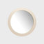 Eccotrading Design London Mirrors Round Mirror Pumice Leather House of Isabella UK