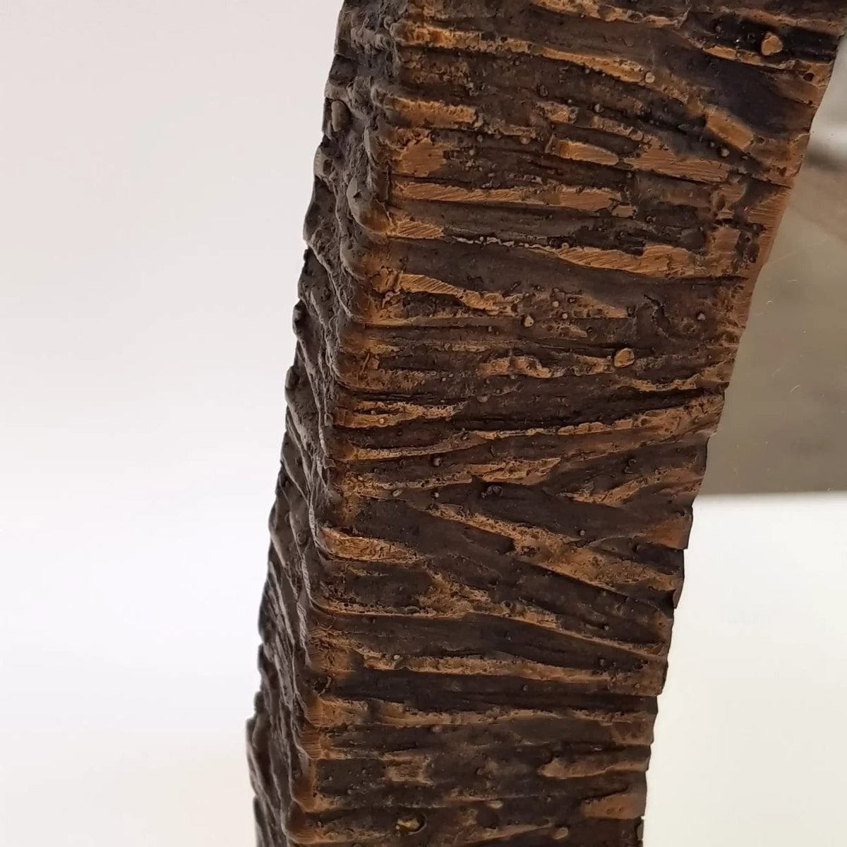 Wode Bronze Dorato Round Mirror.