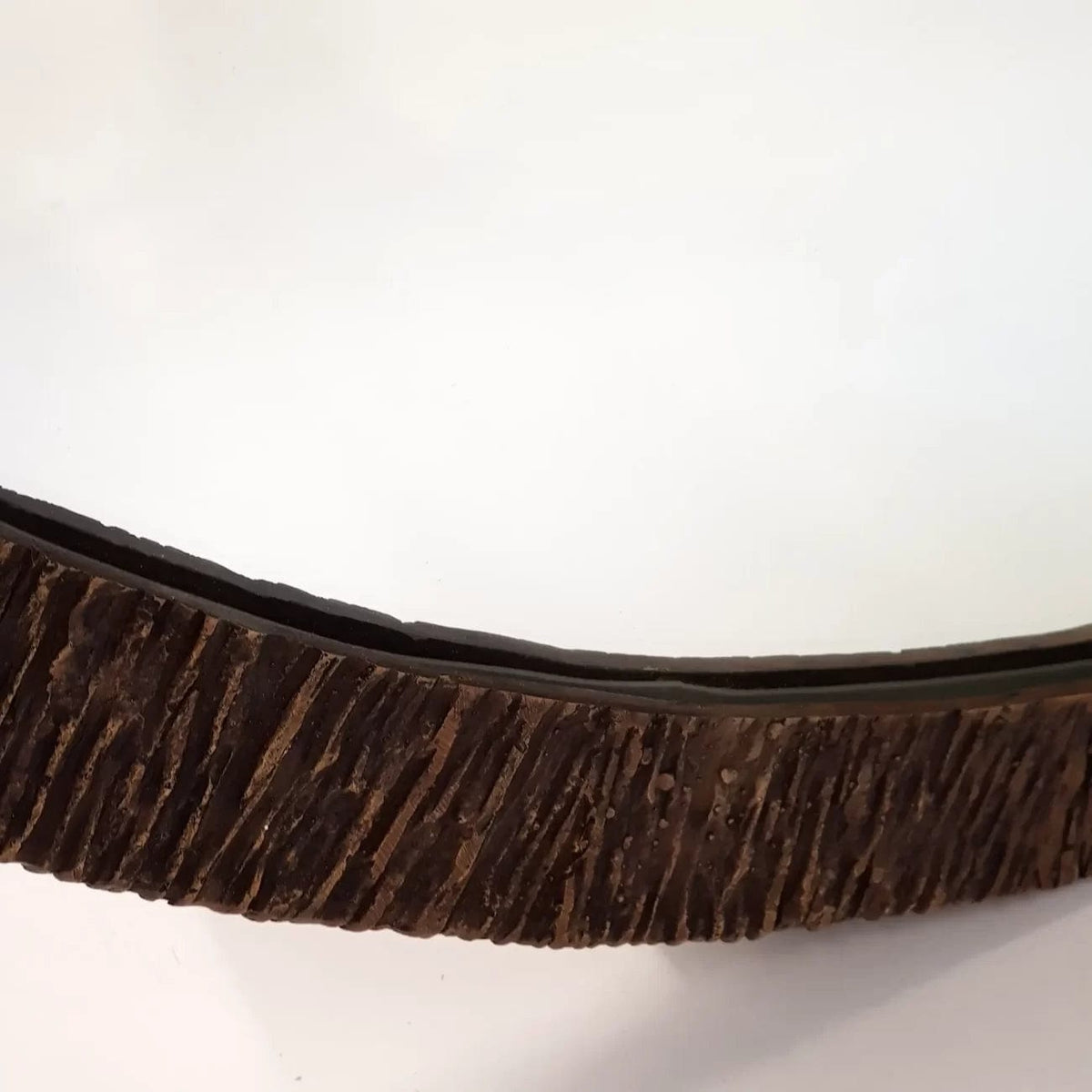 Wode Bronze Dorato Round Mirror.