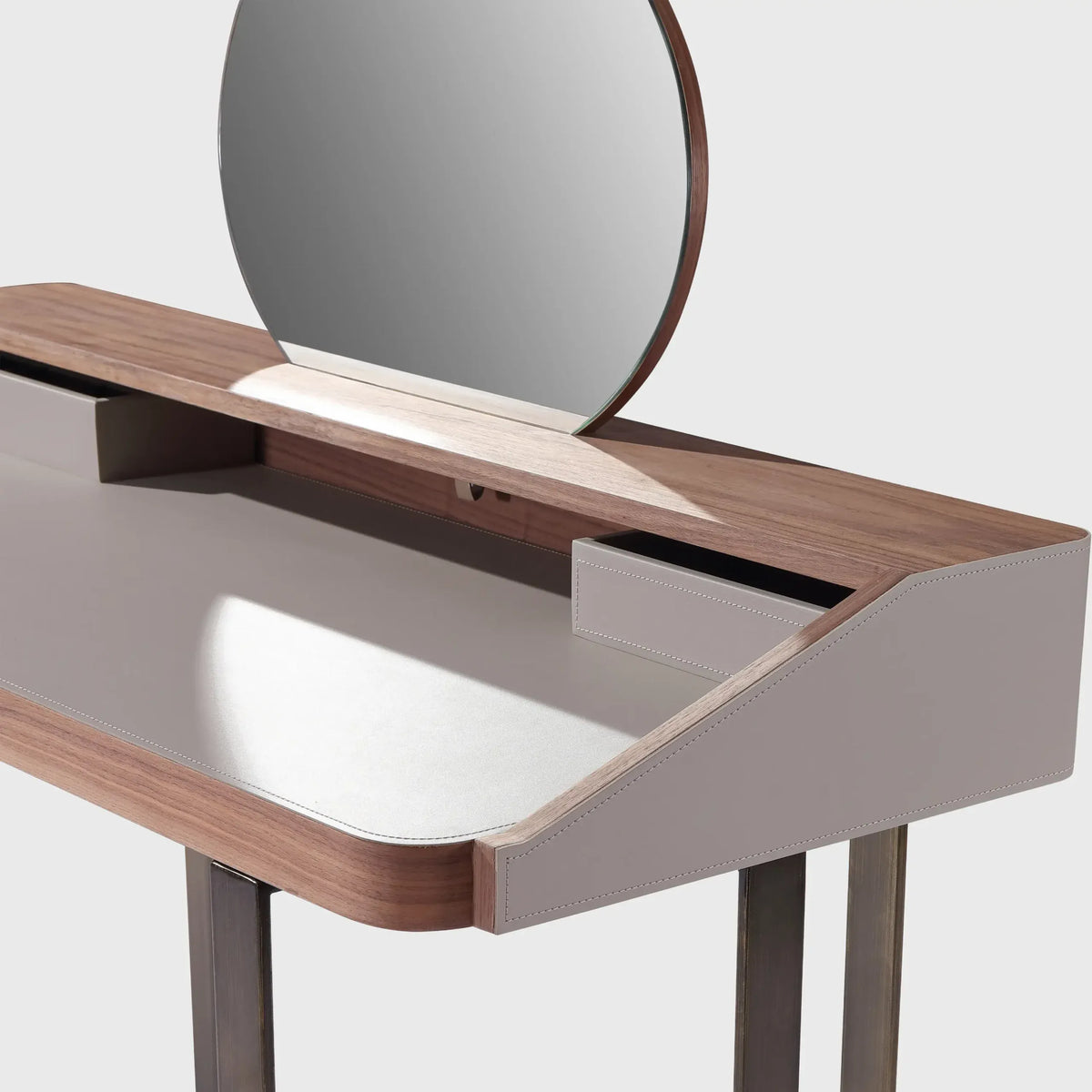 Eccotrading Design London Sleeping Anson Leather Dressing Table House of Isabella UK
