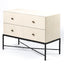 Eccotrading Design London Sleeping Arun Chest Bronze 2 Drawer Pumice Leather House of Isabella UK