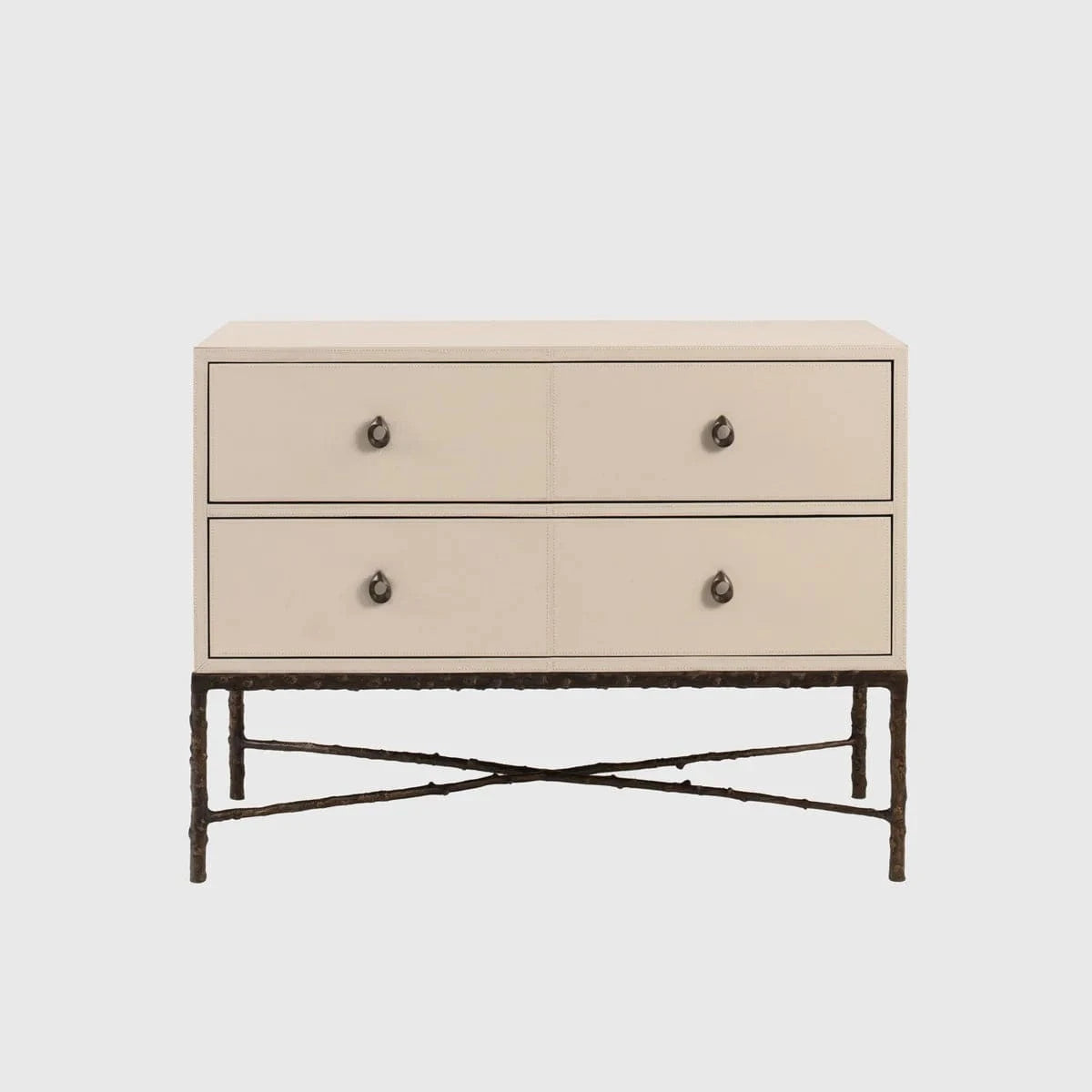 Eccotrading Design London Sleeping Arun Chest Bronze Dorato Pumice Leather Arun Chest Bronze Dorato Pumice Leather: A Symphony of Elegance and Craftsmanship House of Isabella UK