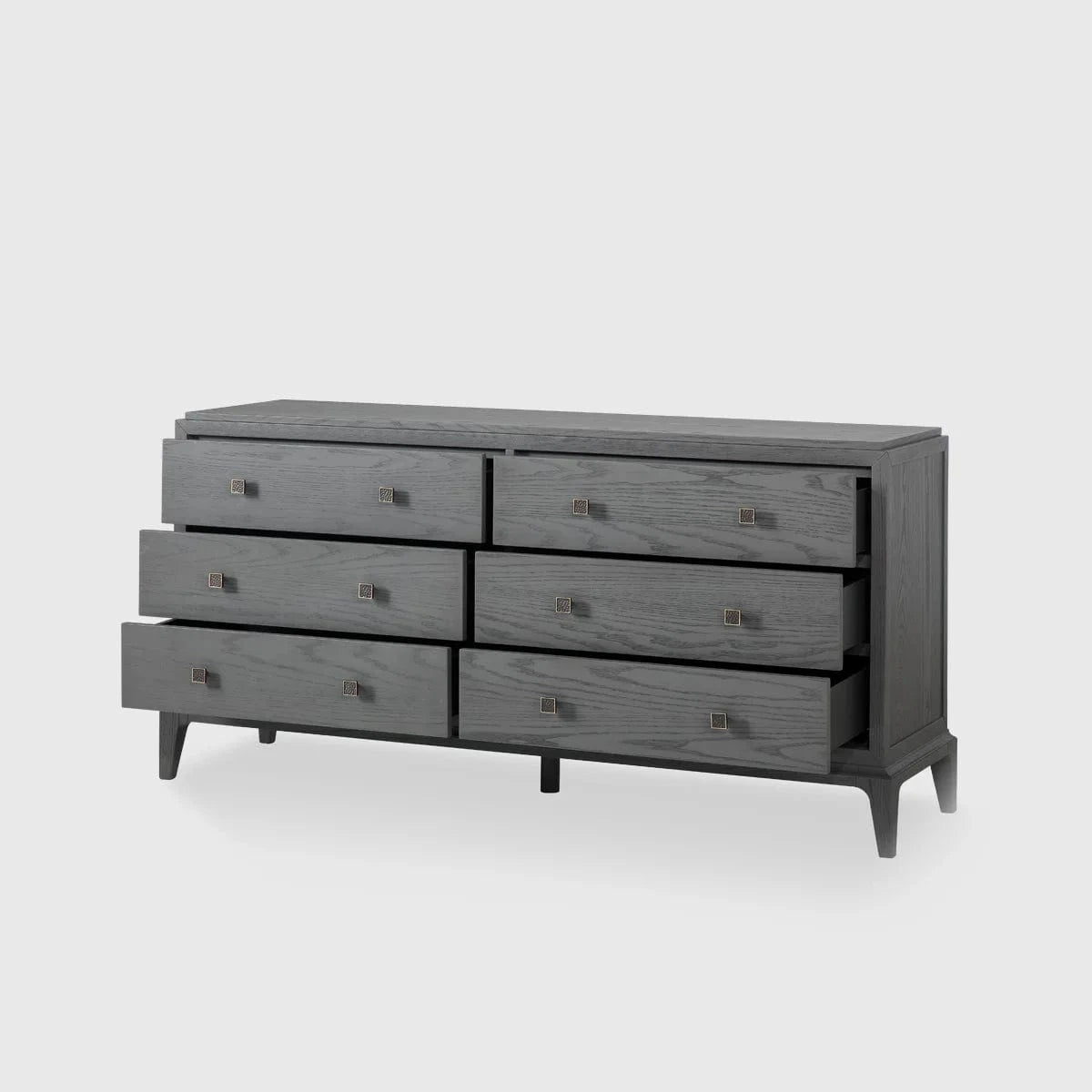 Eccotrading Design London Sleeping Astoria 6 Drawer Chest Graphite Grey House of Isabella UK