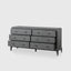 Eccotrading Design London Sleeping Astoria 6 Drawer Chest Graphite Grey House of Isabella UK