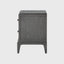 Eccotrading Design London Sleeping Astoria Bedside 40cm Graphite Grey House of Isabella UK