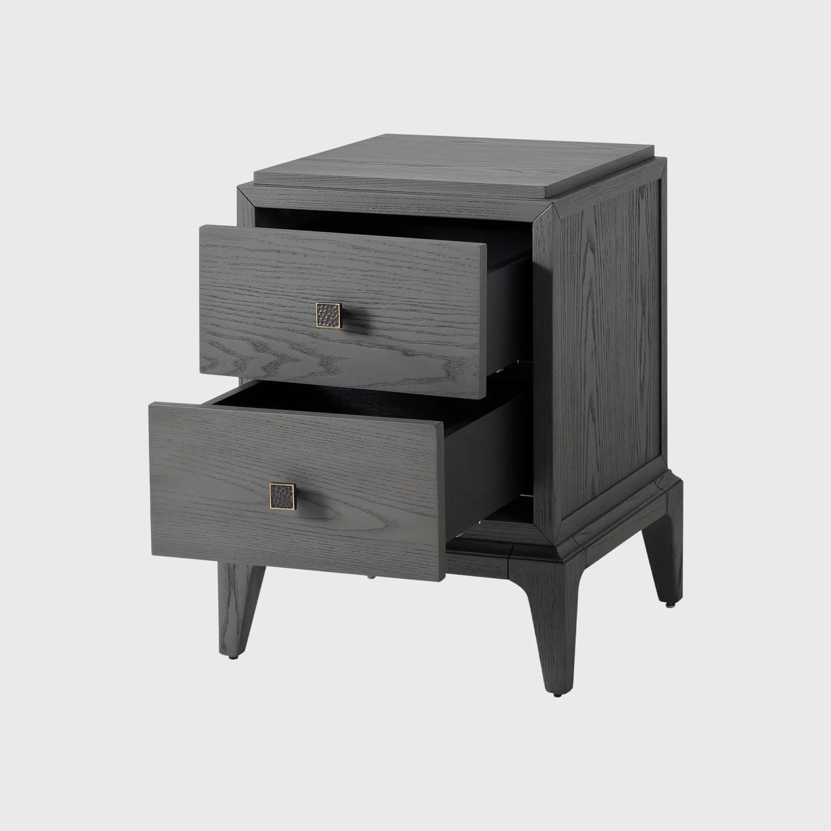 Eccotrading Design London Sleeping Astoria Bedside 40cm Graphite Grey House of Isabella UK