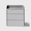 Eccotrading Design London Sleeping Christine Lacquer Nightstand Taupe House of Isabella UK