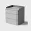 Eccotrading Design London Sleeping Christine Lacquer Nightstand Taupe House of Isabella UK