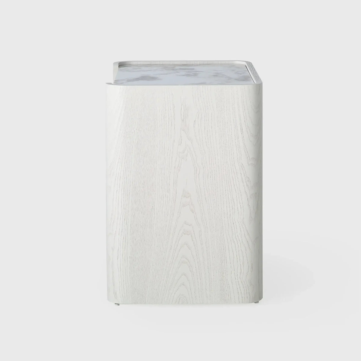 Eccotrading Design London Sleeping Kelly 2 Drawer Bedside Large White Ash House of Isabella UK