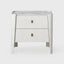 Eccotrading Design London Sleeping Kelly 2 Drawer Bedside Large White Ash House of Isabella UK