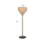 Floor lamp Chloe brass antique