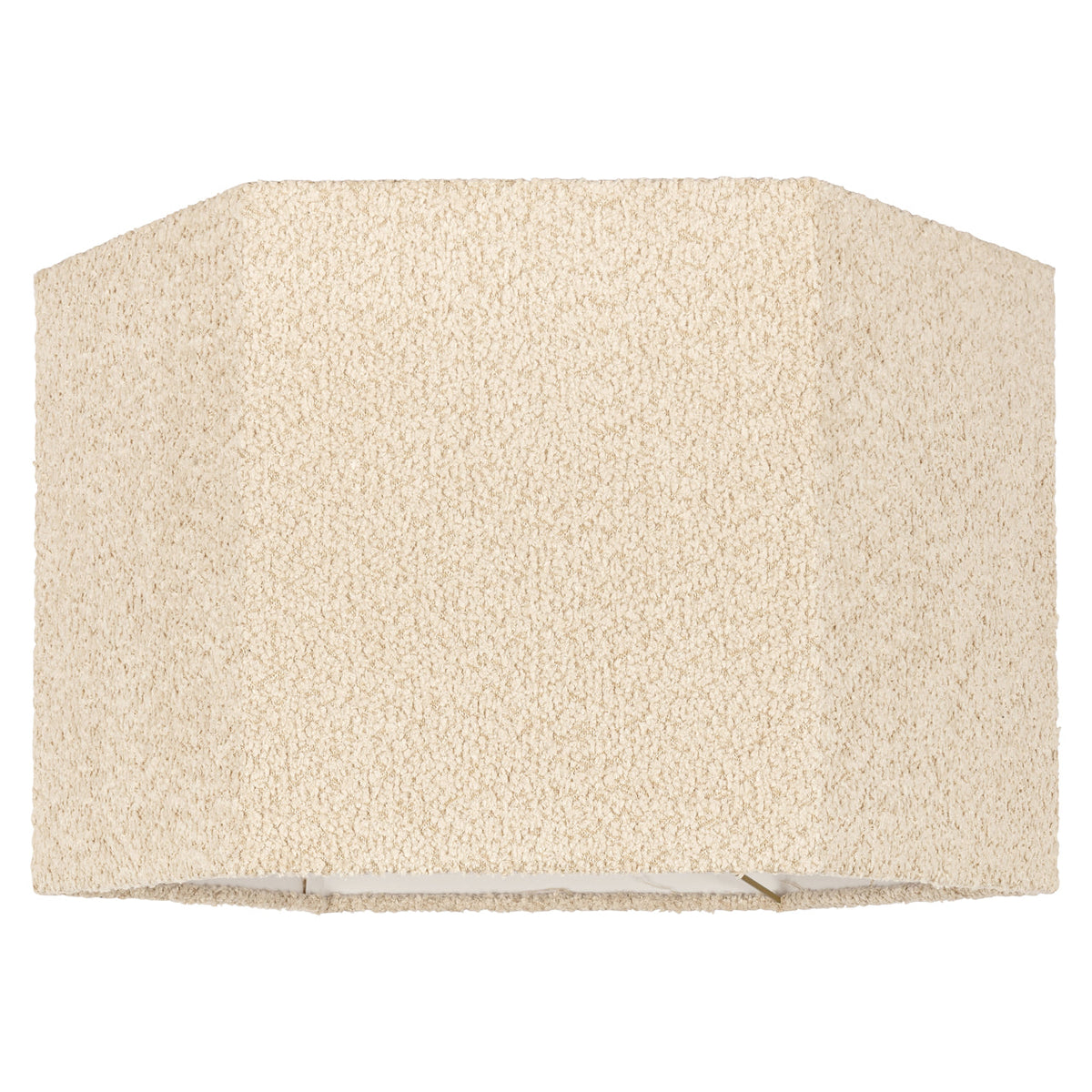 Lampshade Miley beige hexagonal