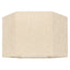 Lampshade Miley beige hexagonal