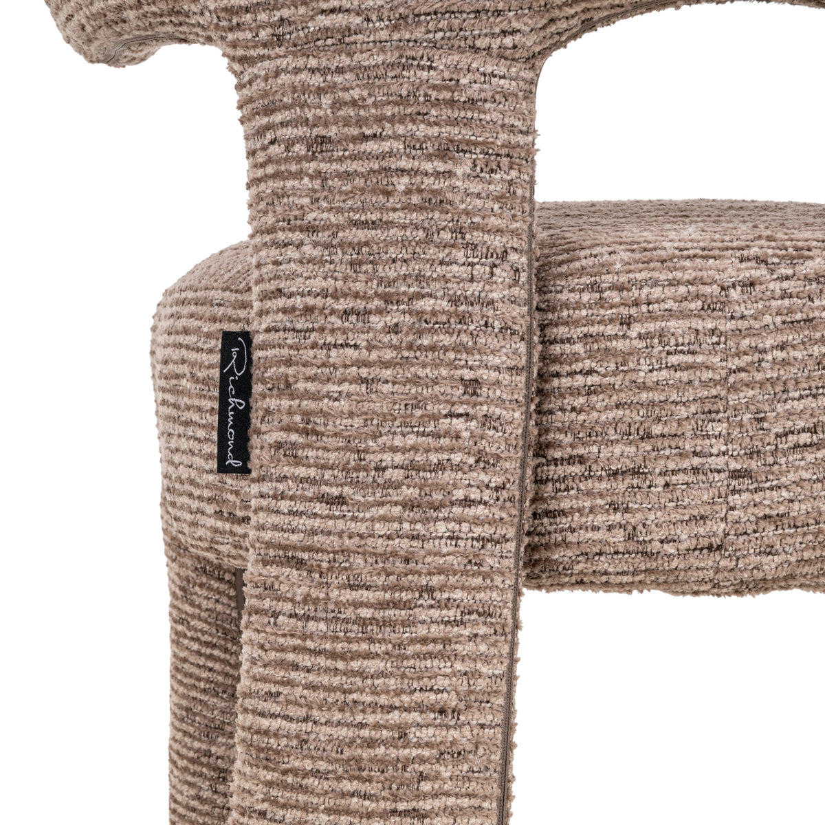 Dining chair Nerio mocca linear