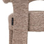 Dining chair Nerio mocca linear