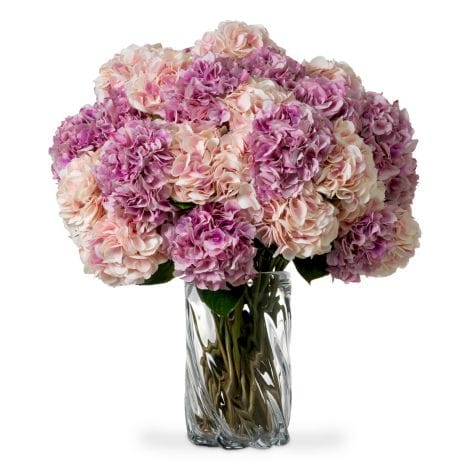 Eichholtz Accessories Bouquet of Hydrangeas real touch 48 pcs/2varieties House of Isabella UK