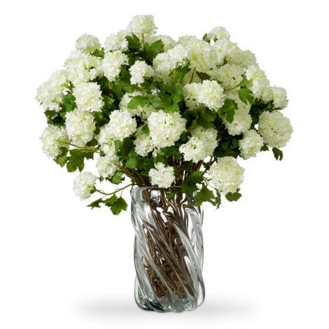 Eichholtz Accessories Bouquet of Hydrangeas snowball real touch 36 pcs House of Isabella UK