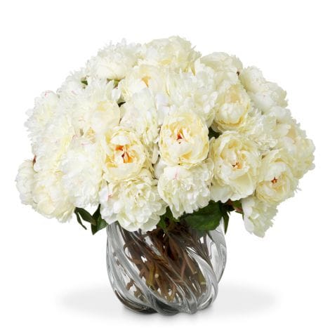 Eichholtz Accessories Bouquet of Peonies real touch 48 pcs/2 varieties House of Isabella UK