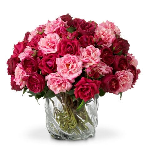 Eichholtz Accessories Bouquet of Roses real touch 72 pcs/3 varieties House of Isabella UK
