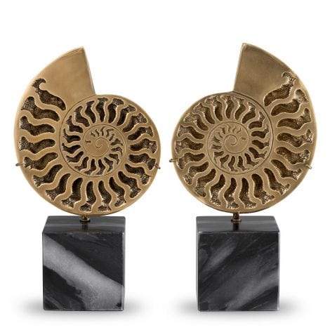 Eichholtz Accessories Object Ammonite set of 2 House of Isabella UK
