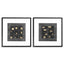 Eichholtz Accessories Print Black Squares by Michael Willett set of 2 House of Isabella UK