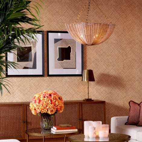 Eichholtz Accessories Print Creased Umber by Vanna Lam set of 2 House of Isabella UK