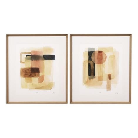 Eichholtz Accessories Print Sand Shaped by Grace Popp set of 2 House of Isabella UK