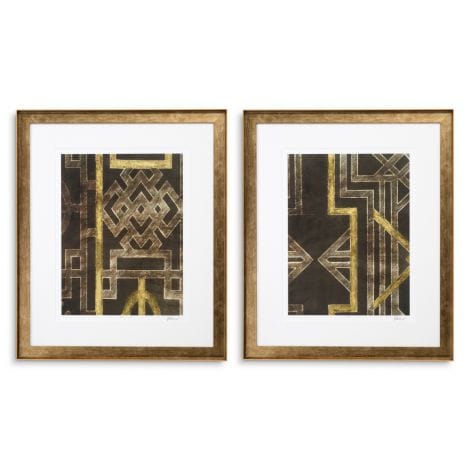 Eichholtz Accessories Print Trellis Pattern by Ethan Harper I set of 2 House of Isabella UK