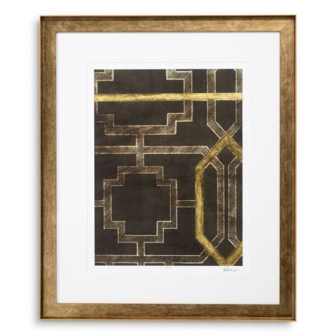 Eichholtz Accessories Print Trellis Pattern by Ethan Harper II set of 2 House of Isabella UK