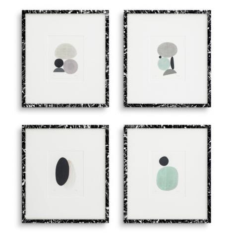 Eichholtz Accessories Prints Artworks by Valentina Ravagni set of 4 House of Isabella UK