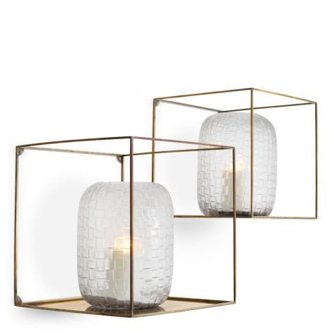 Eichholtz Accessories Wall Rack Deco square set of 2 House of Isabella UK