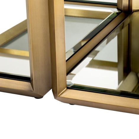 Eichholtz Coffee Table Callum - Brushed Brass Finish House of Isabella UK