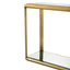 Eichholtz Console Table Callum - Brushed Brass Finish House of Isabella UK