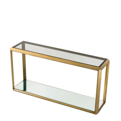 Eichholtz Console Table Callum - Brushed Brass Finish House of Isabella UK