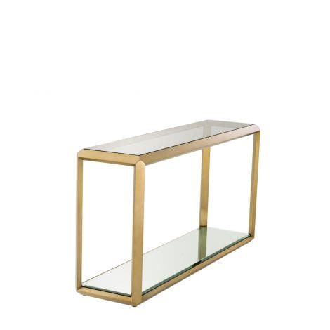 Eichholtz Console Table Callum - Brushed Brass Finish House of Isabella UK