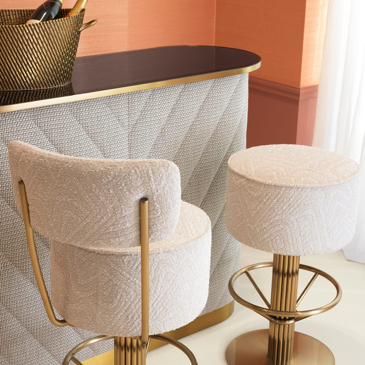 Eichholtz Dining Bar Stool Carleton House of Isabella UK