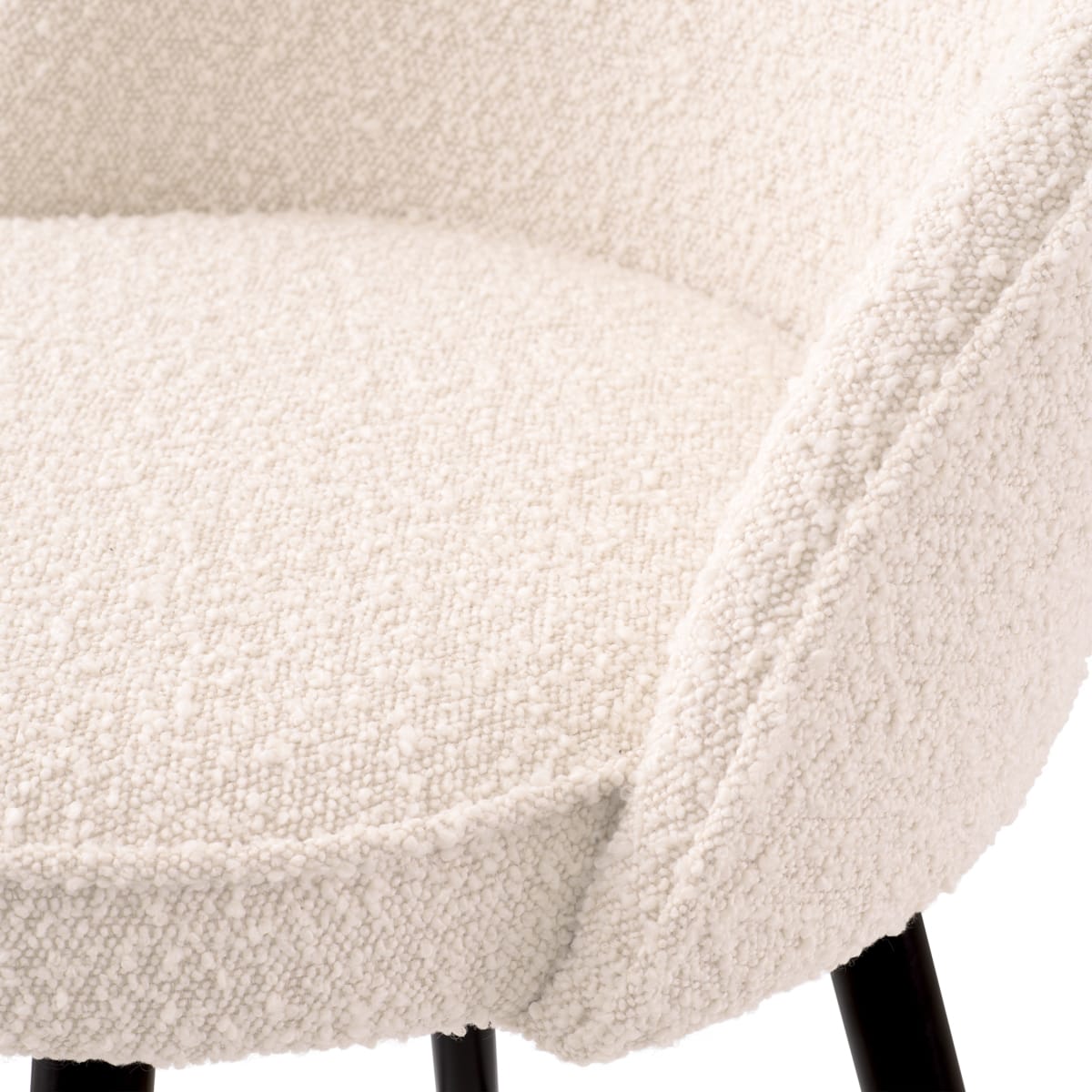 Eichholtz Dining Boucle Cream Counter Stool Cooper set of 2 House of Isabella UK