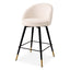 Eichholtz Dining Boucle Cream Counter Stool Cooper set of 2 House of Isabella UK