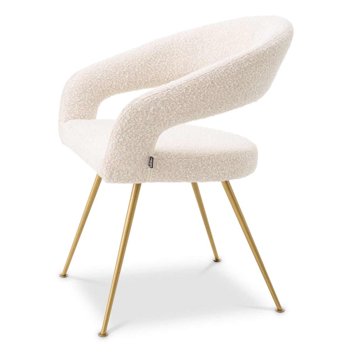 Eichholtz Dining Boucle Cream Dining Chair Bravo House of Isabella UK