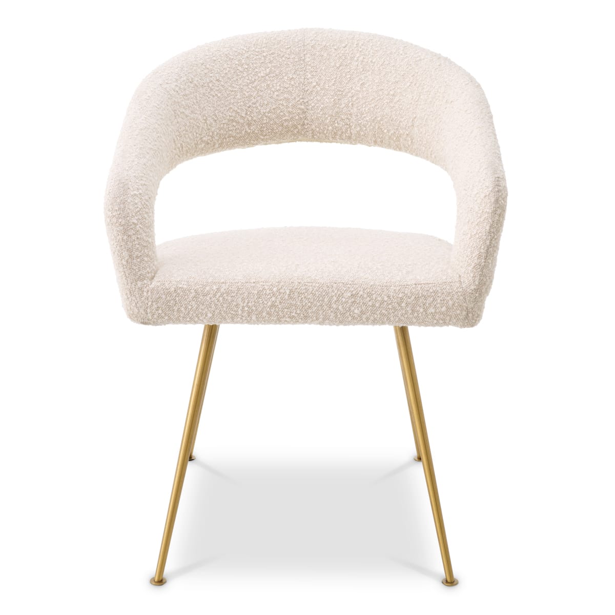 Eichholtz Dining Boucle Cream Dining Chair Bravo House of Isabella UK